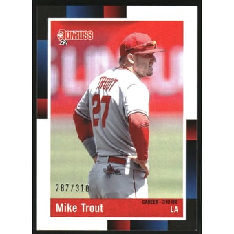 2022 Donruss Stat Line Career #265 Mike Trout RETRO/310