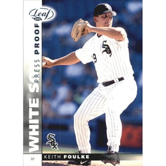 2002 Leaf Press Proofs Platinum #106 Keith Foulke
