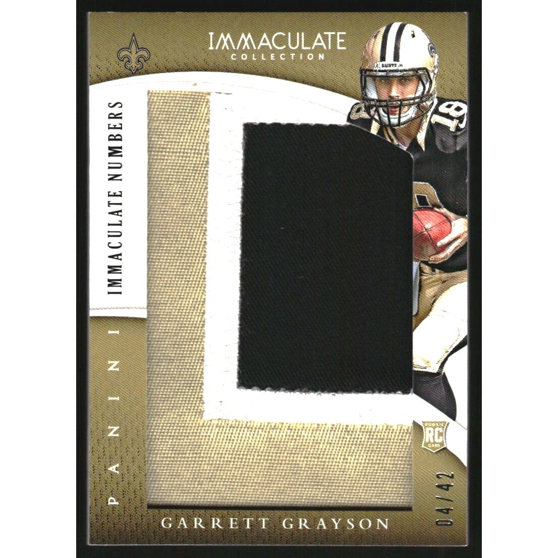 2015 Immaculate Collection Immaculate Jersey Numbers #24 Garrett Grayson/42