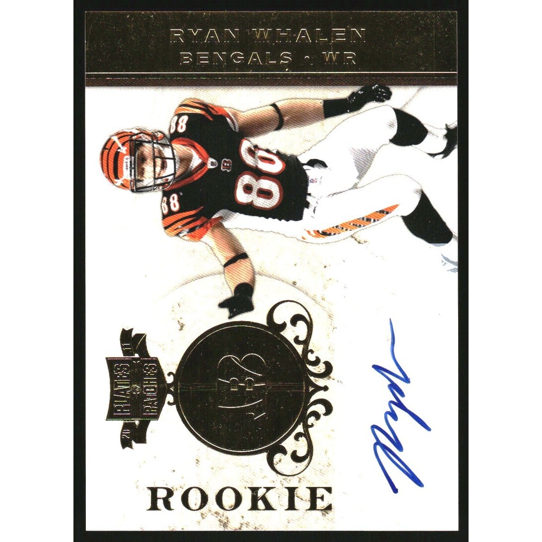 2011 Panini Plates and Patches Signatures Gold #170 Ryan Whalen/25. rookie card picture