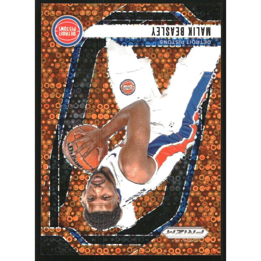 2024-25 Panini Prizm Prizms Fast Break Orange #211 Malik Beasley. rookie card picture