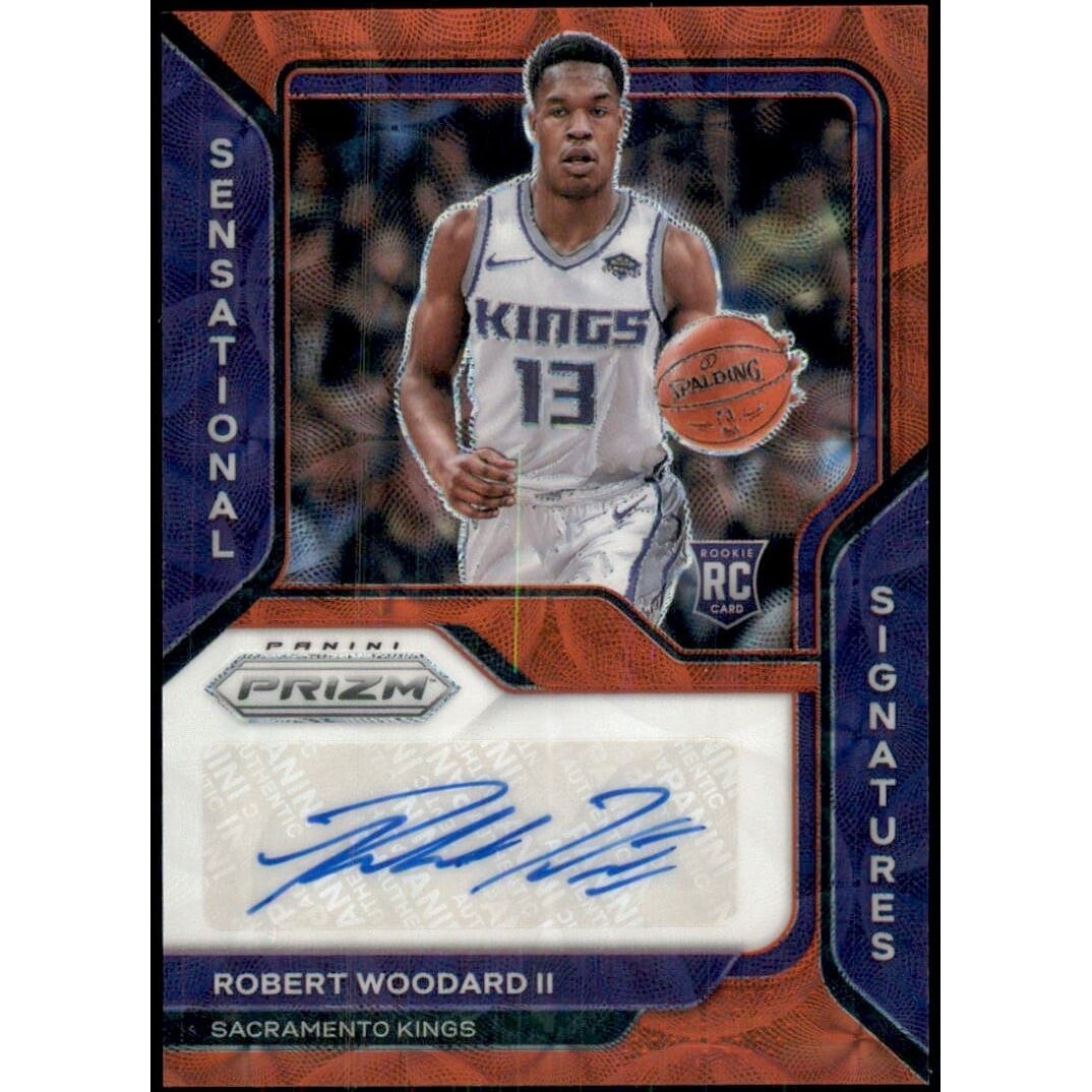2020-21 Panini Prizm Sensational Signatures Prizms Choice #71 Robert Woodard II. rookie card picture