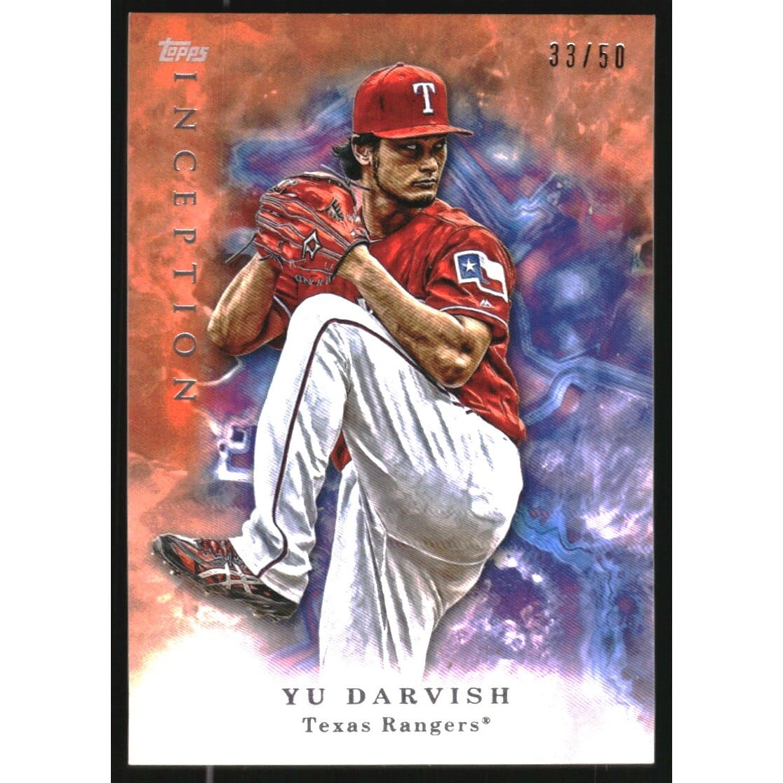 2017 Topps Inception Orange #32 Yu Darvish. rookie card picture