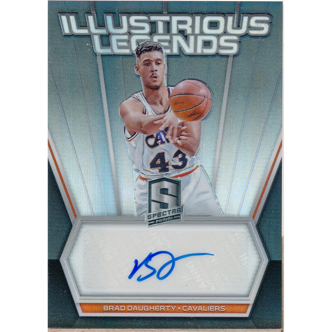 2017-18 Panini Spectra Illustrious Legends Signatures #23 Brad Daugherty/149. rookie card picture