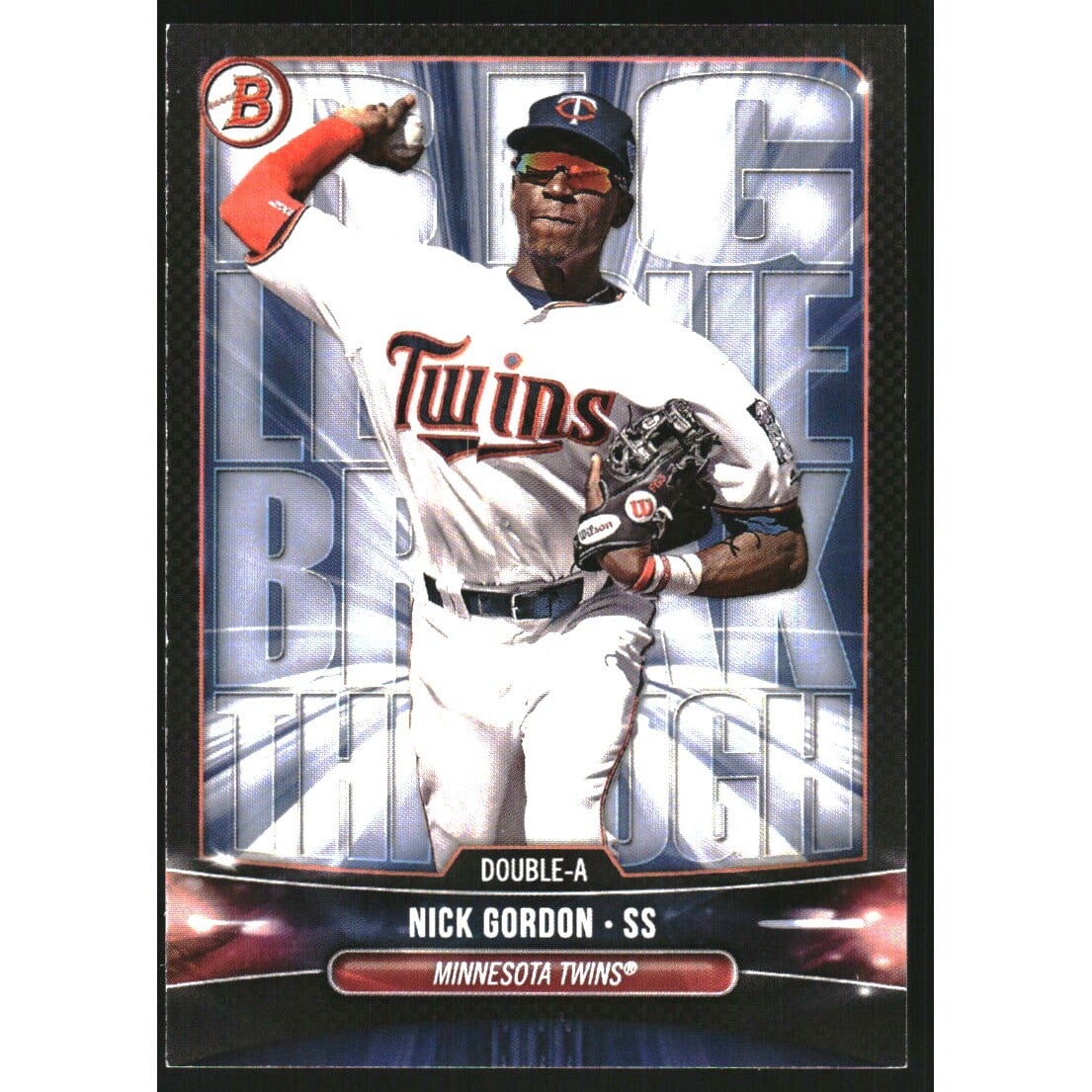 2018 Bowman Big League Breakthrough Redemptions #BLNG Nick Gordon. rookie card picture