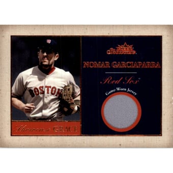 2004 Fleer Showcase Grace Game Used Reward #NG Nomar Garciaparra Jsy/50