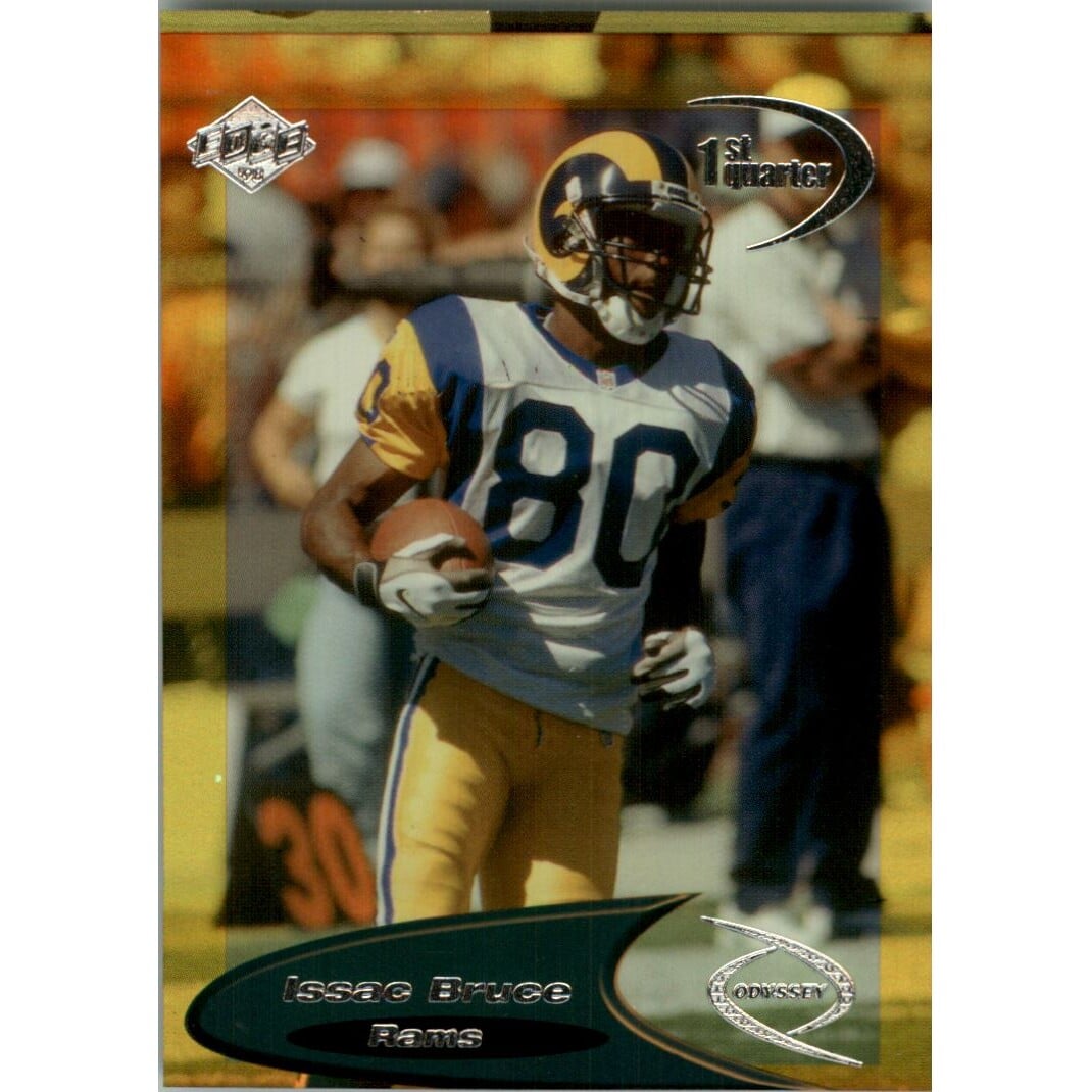 1998 Collector's Edge Odyssey Level 2 HoloGold #H121 Isaac Bruce