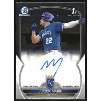 2023 Bowman Chrome Prospect Autographs #CPAJMN Junior Marin