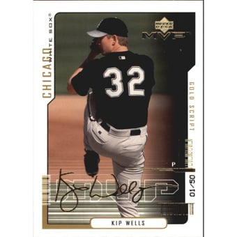 2000 Upper Deck MVP Gold Script #206 Kip Wells