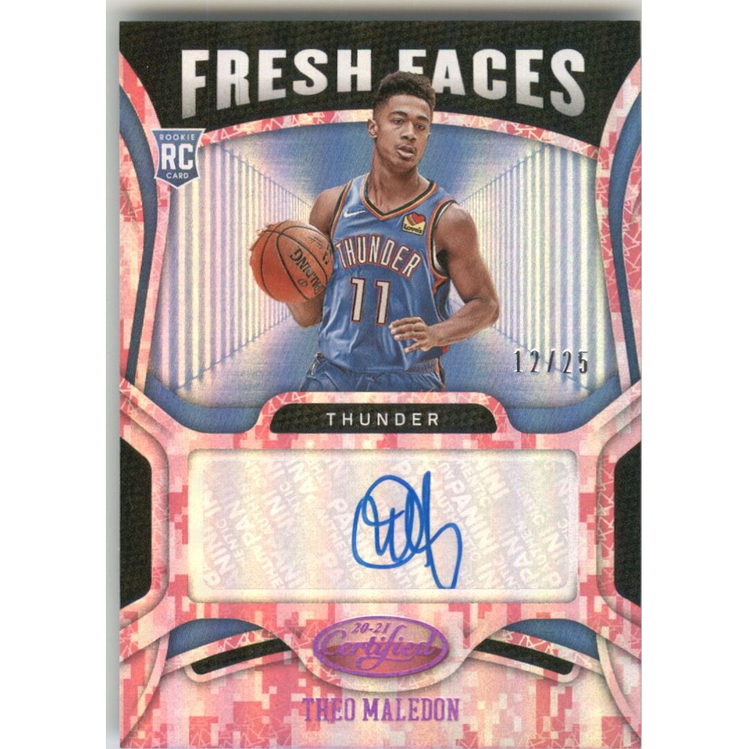 2020-21 Certified Fresh Faces Signatures Camo #34 Theo Maledon 2020-21 Certified Fresh Faces Signatures Camo #34 Theo Maledon