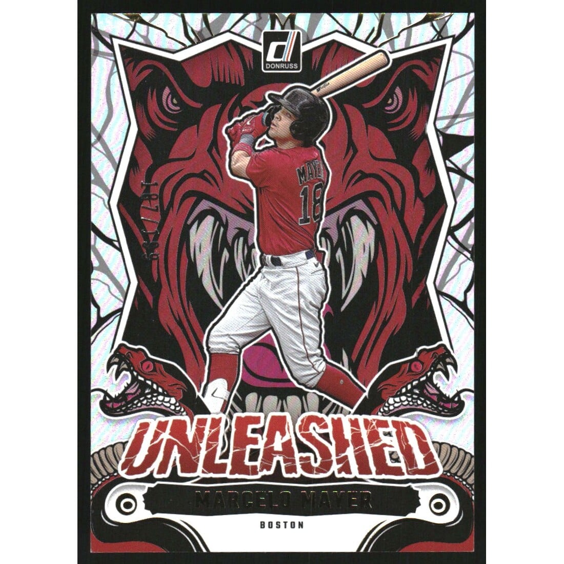 2024 Donruss Unleashed Holo #7 Marcelo Mayer. rookie card picture