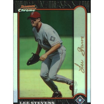 1999 Bowman Chrome Gold Refractors #242 Lee Stevens