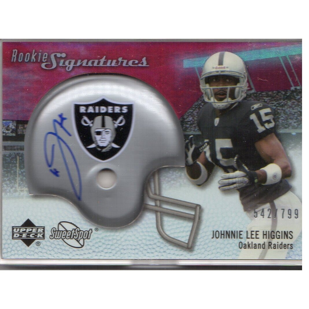 2007 Sweet Spot #120 Johnnie Lee Higgins AU RC