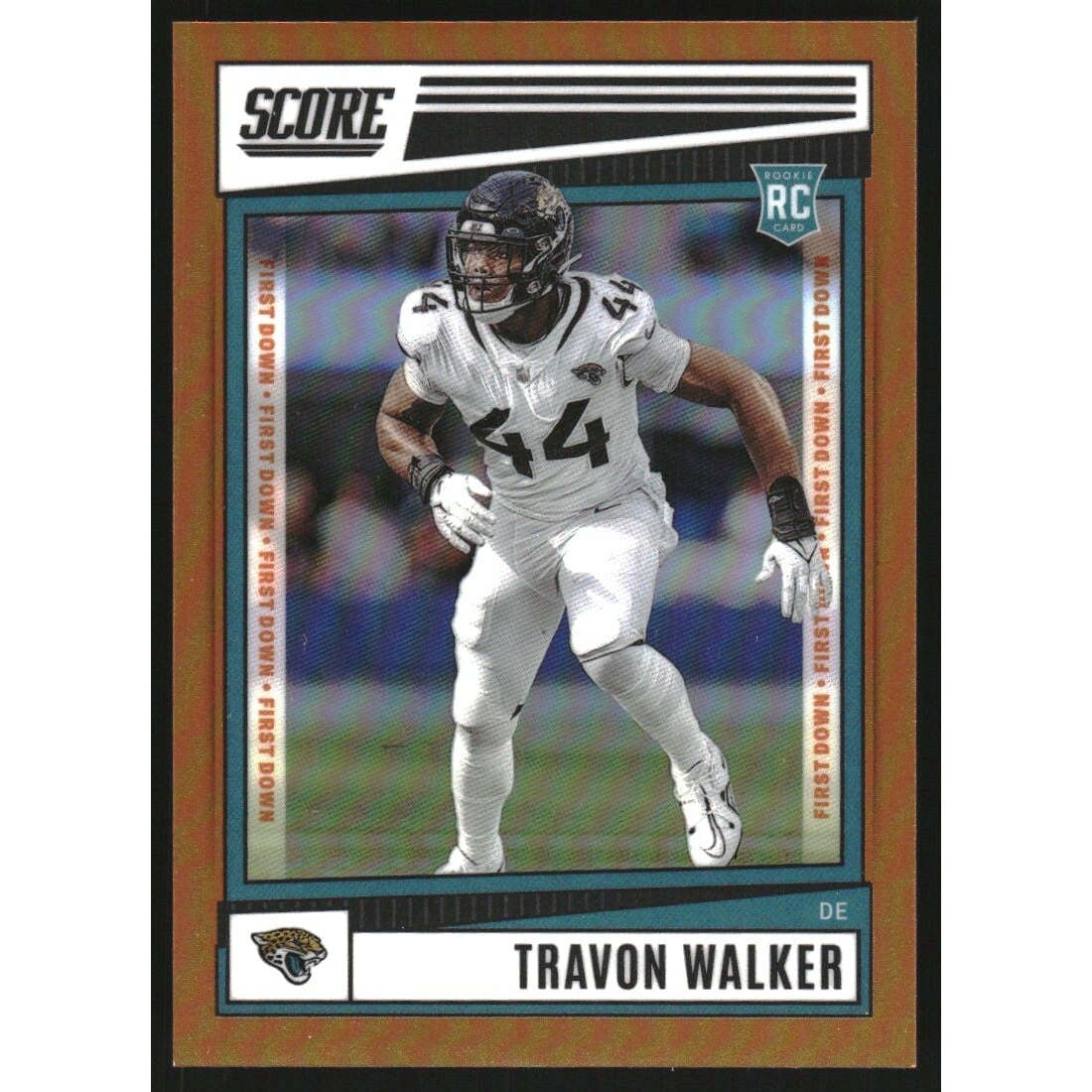 2022 Panini Chronicles Score Premium Rookies First Down #SP340 Travon Walker. rookie card picture