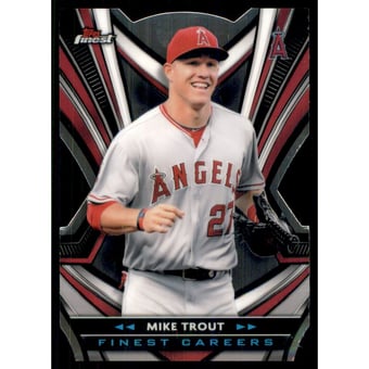2021 Finest Career Die Cuts #FCI3 Mike Trout