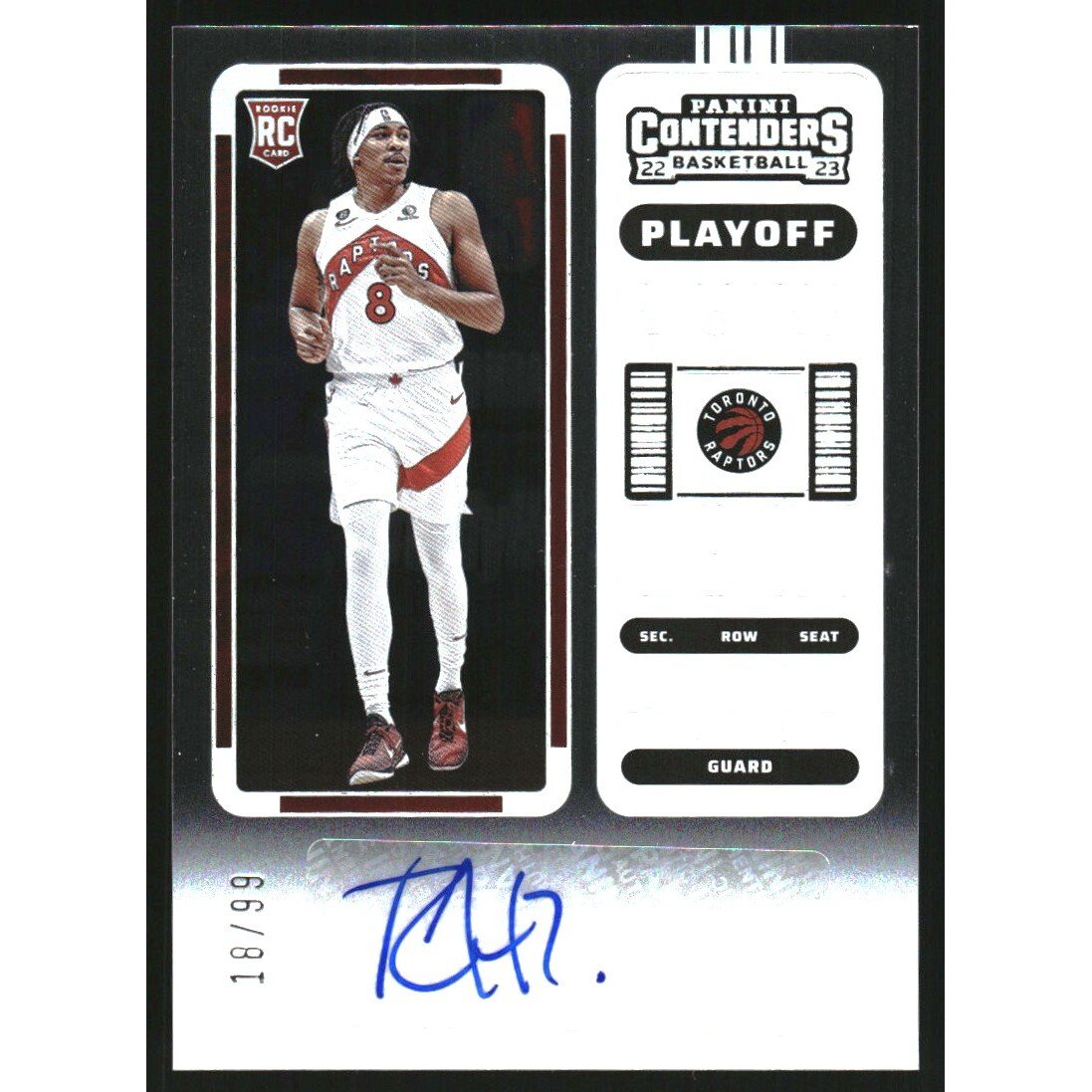 2022-23 Panini Contenders Playoff Ticket #164 Ron Harper Jr.. rookie card picture