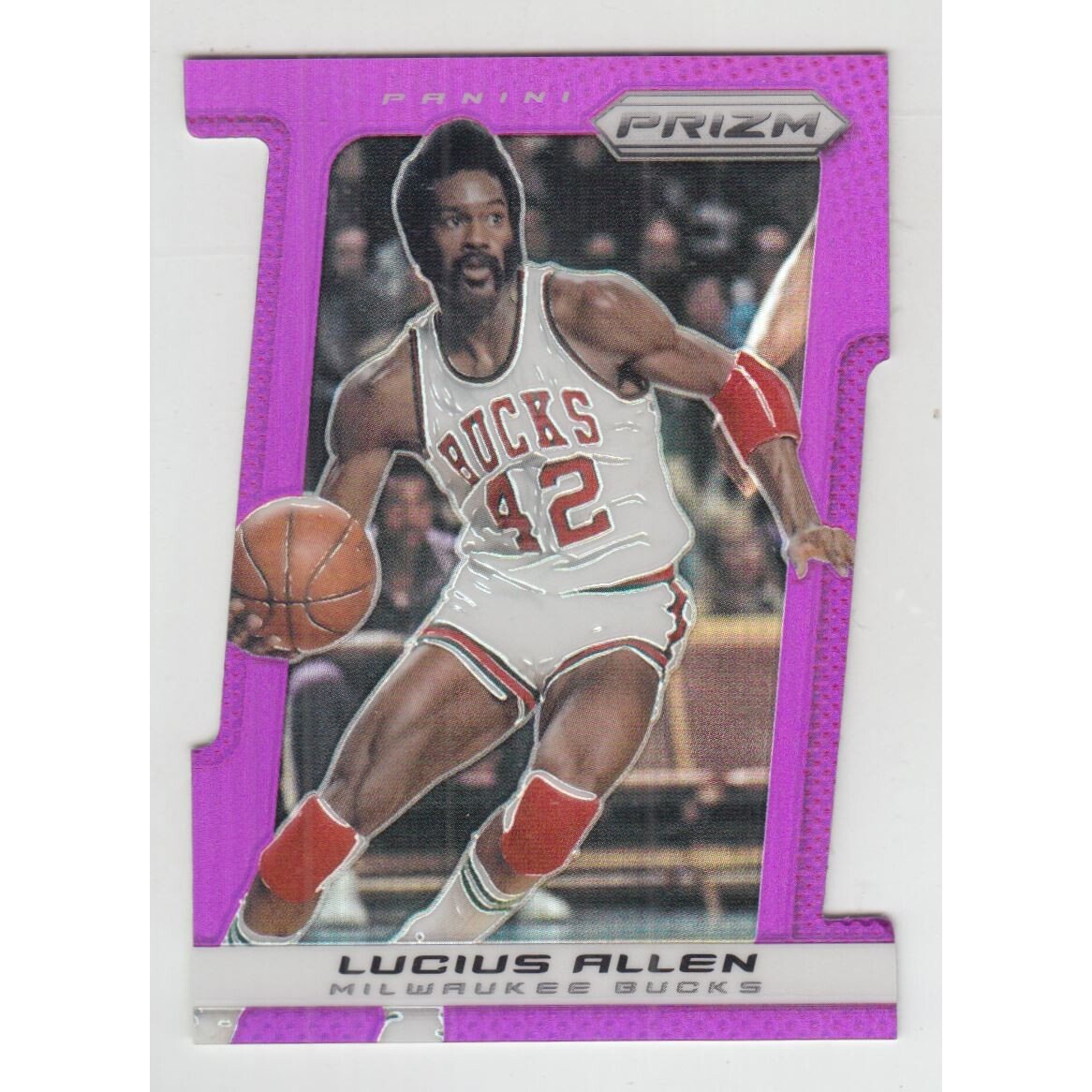 2013-14 Panini Prizm Prizms Purple Die Cut #249 Lucius Allen. rookie card picture
