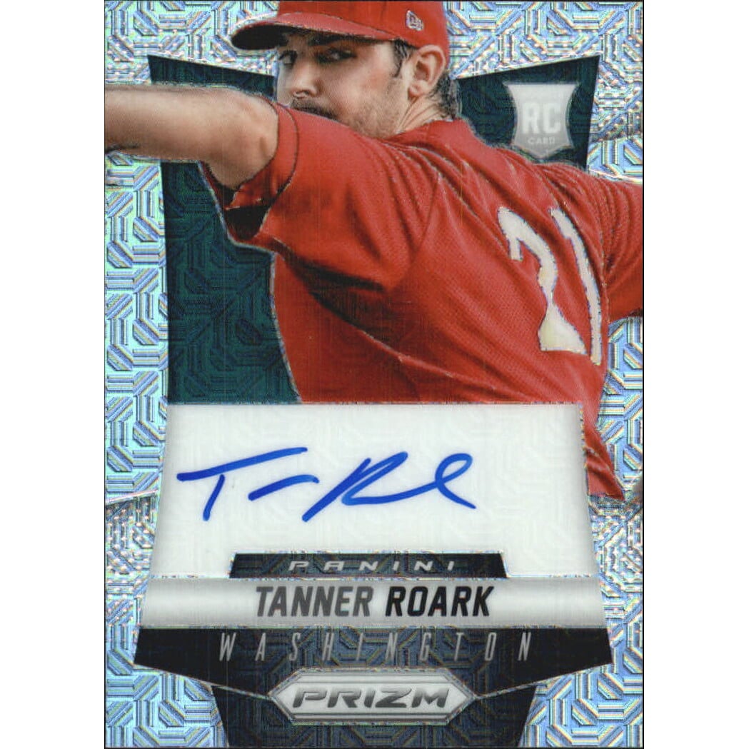 2014 Panini Prizm Rookie Autographs Prizms Mojo #TR Tanner Roark. rookie card picture