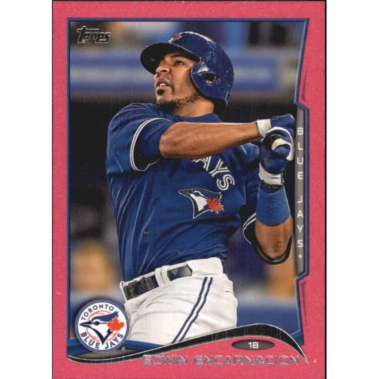 2014 Topps Mini Pink #98 Edwin Encarnacion. rookie card picture