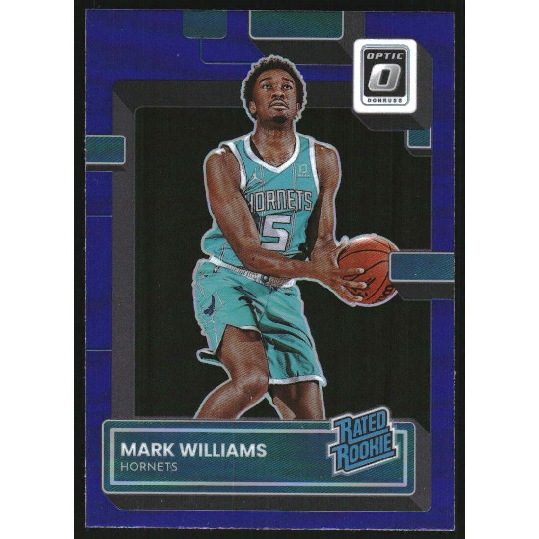 2022-23 Donruss Optic Purple #245 Mark Williams RR. rookie card picture