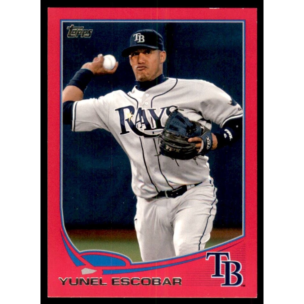 2013 Topps Mini Pink #560 Yunel Escobar. rookie card picture