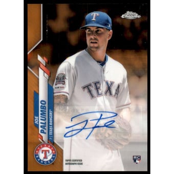 2020 Topps Chrome Update Autograph Orange Refractors #USAJPA Joe Palumbo