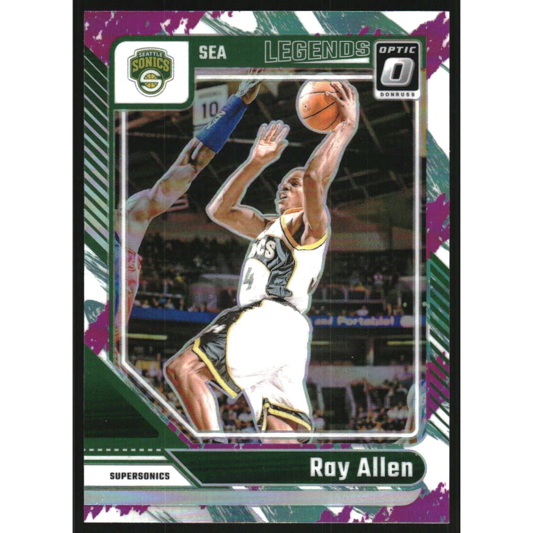 2024-25 Donruss Optic Jazz #240 Ray Allen LGD. rookie card picture