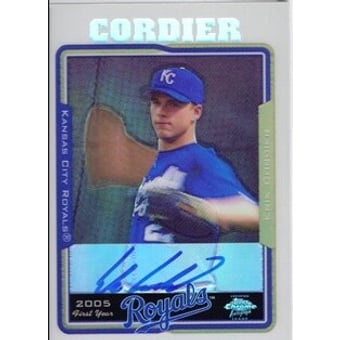 2005 Topps Chrome Refractors #240 Erik Cordier FY AU