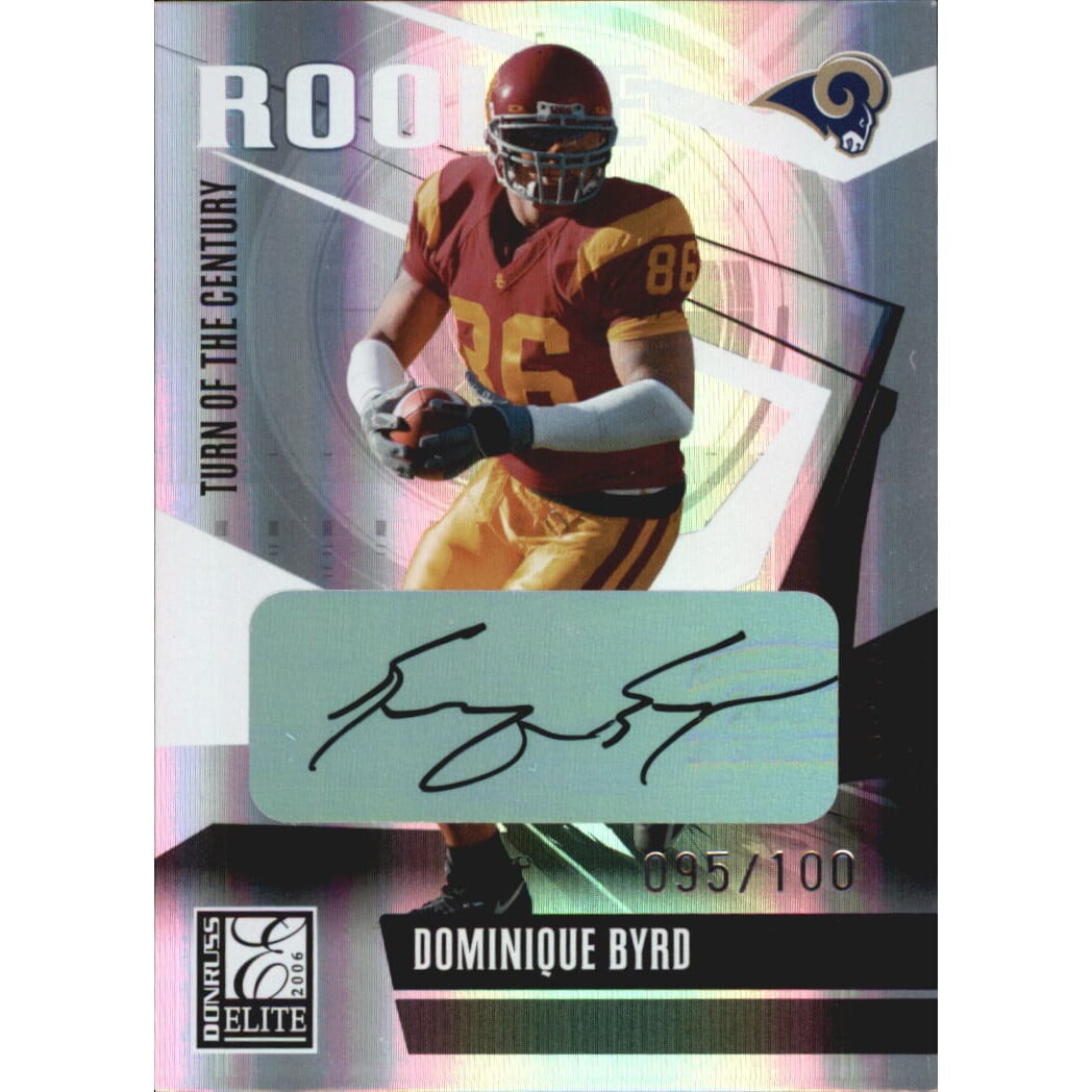 2006 Donruss Elite Turn of the Century Autographs #143 Dominique Byrd. rookie card picture