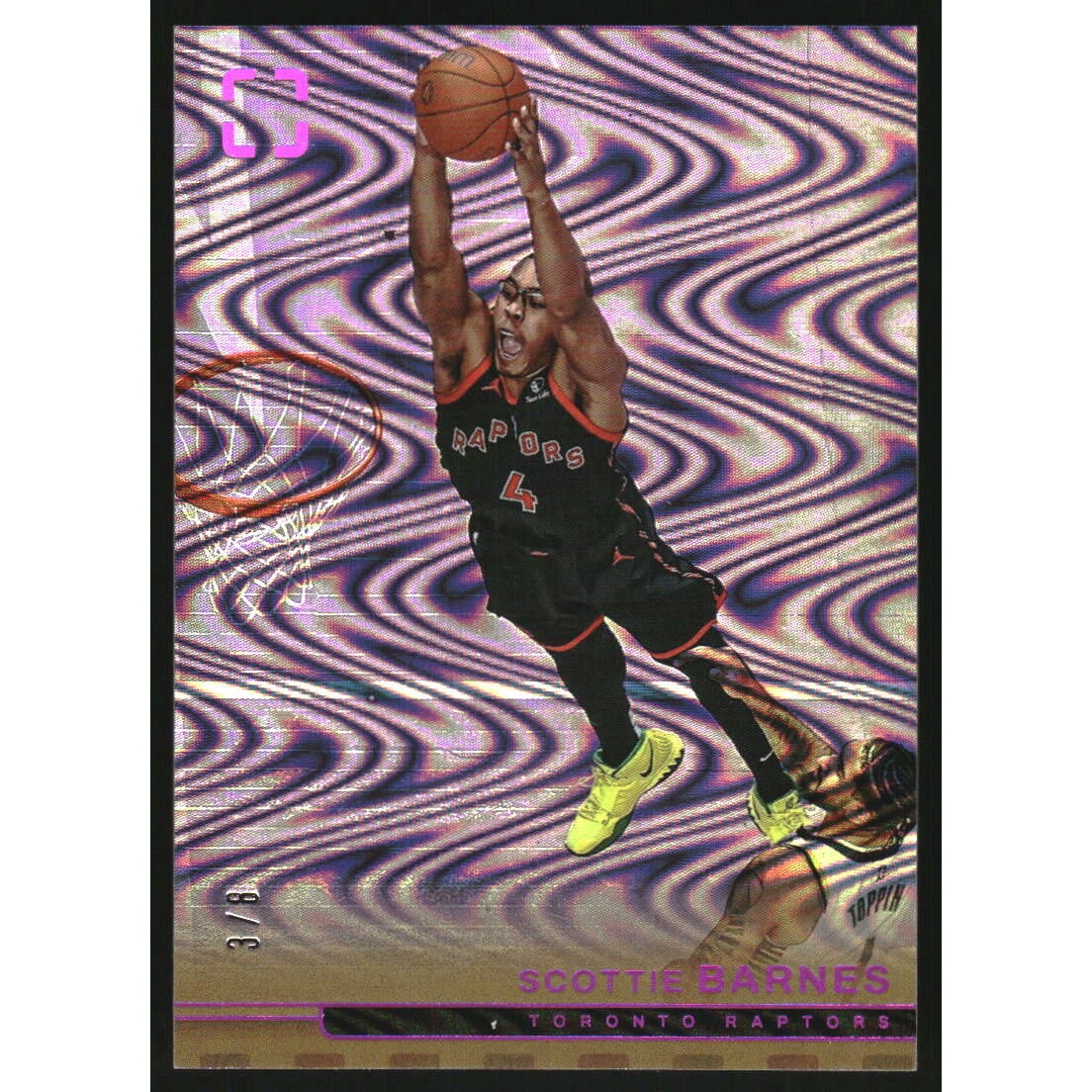 2024-25 Panini PhotoGenic Swirl FOTL #38 Scottie Barnes. rookie card picture