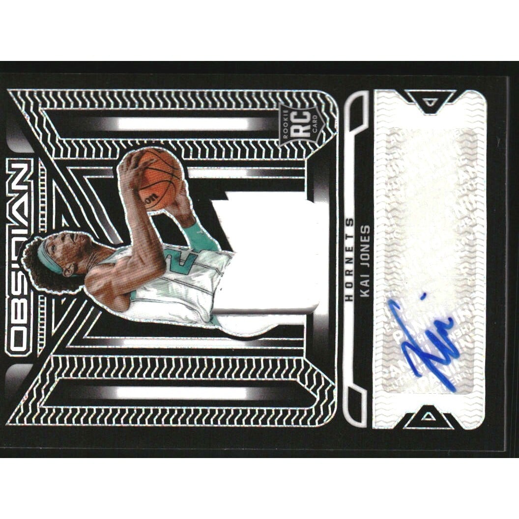 2021-22 Panini Obsidian Rookie Jersey Ink #34 Kai Jones/99