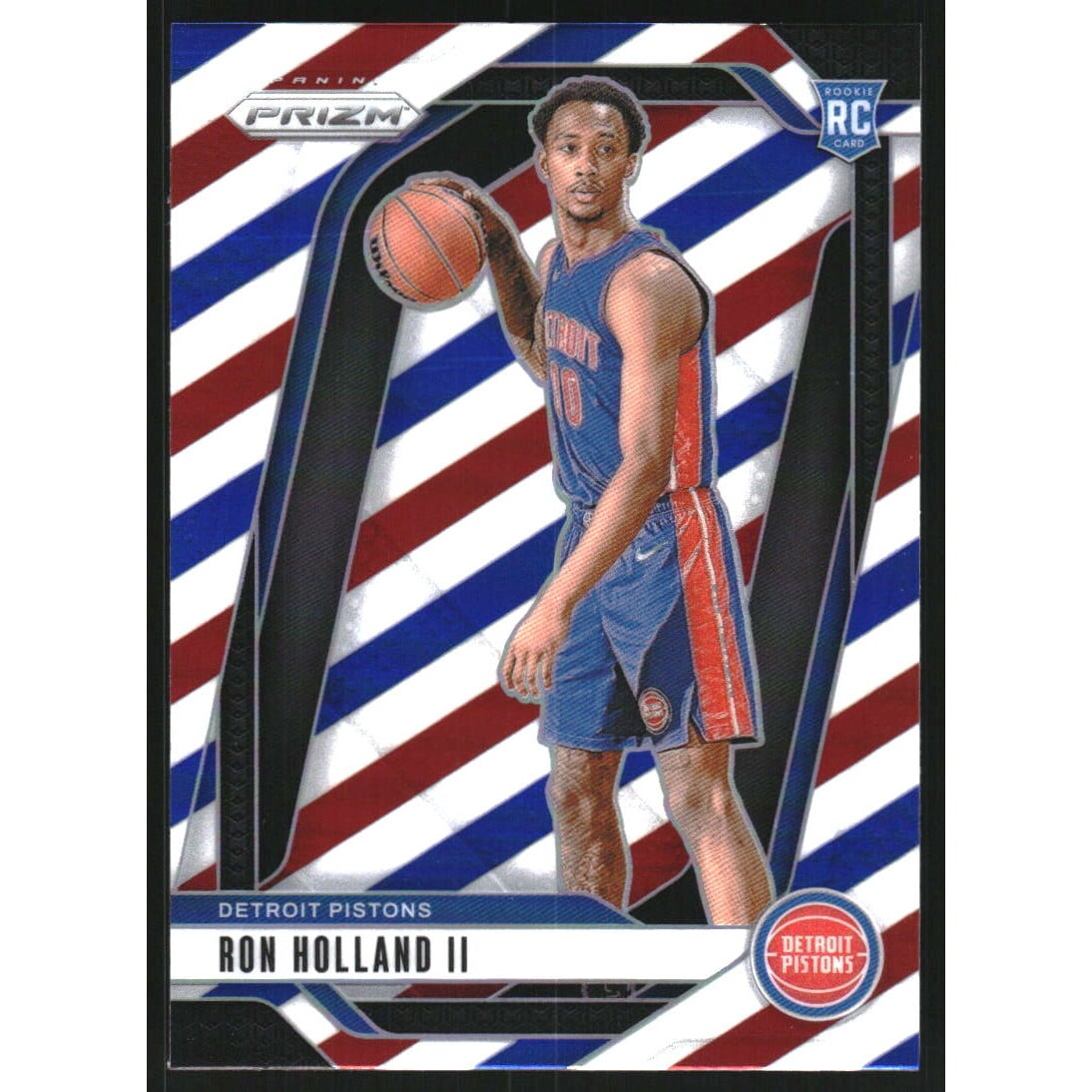 2024-25 Panini Prizm Prizms Red White and Blue #269 Ron Holland II. rookie card picture