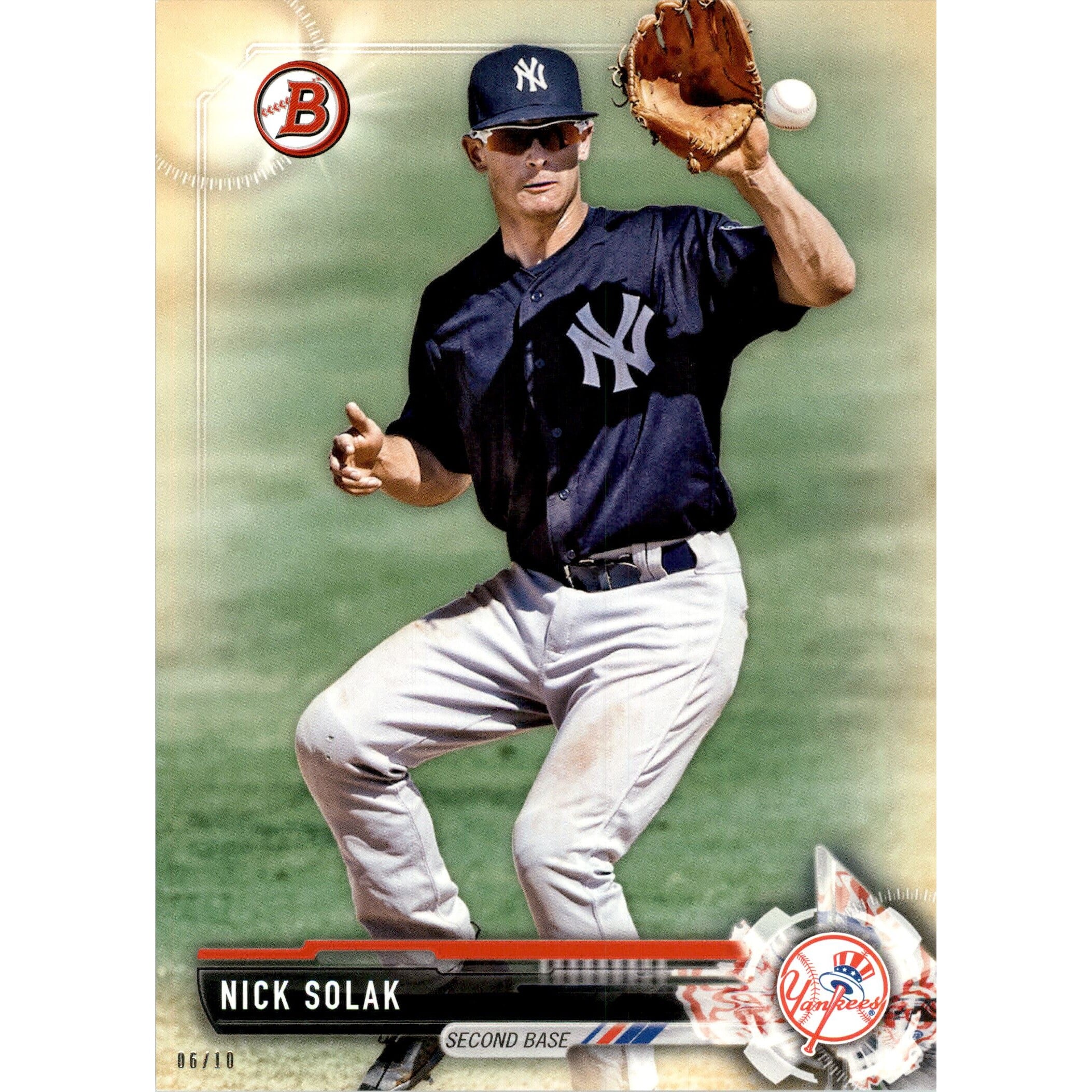 2017 Bowman Draft 5x7 Gold #BD10 Nick Solak. rookie card picture
