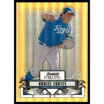 2008 Bowman Sterling Prospects Gold Refractors #DC Daniel Cortes