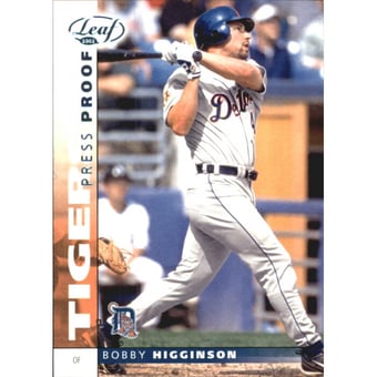 2002 Leaf Press Proofs Platinum #114 Bobby Higginson