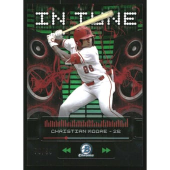 2024 Bowman Chrome Draft In Tune Green Refractors #IT6 Christian Moore