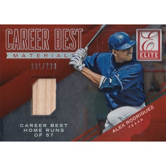 2015 Elite Career Bests Materials #8 Alex Rodriguez/299