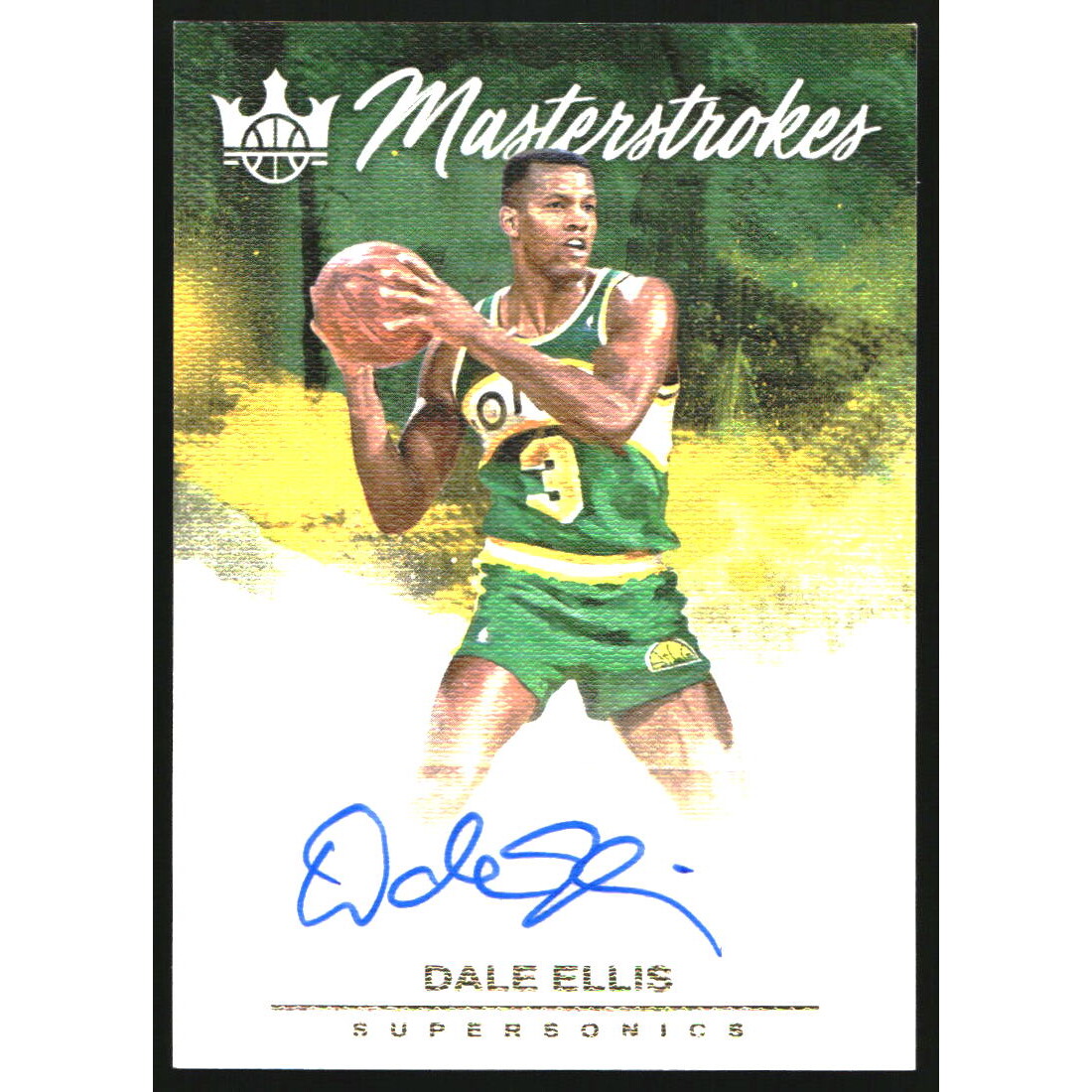 2023-24 Court Kings Masterstrokes Autographs #40 Dale Ellis/75 2023-24 Court Kings Masterstrokes Autographs #40 Dale Ellis/75