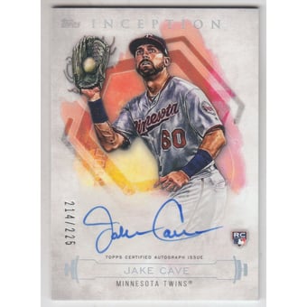 2019 Topps Inception Rookie and Emerging Stars Autographs #RESJCA Jake Cave/225