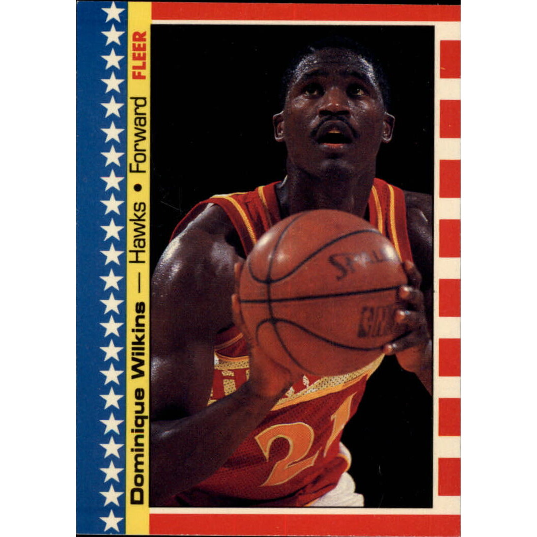 1987-88 Fleer Stickers #7 Dominique Wilkins