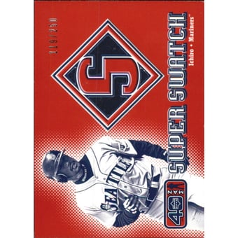 2002 Upper Deck 40-Man Super Swatch #SIS Ichiro Suzuki