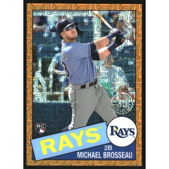 2020 Topps Update '85 Topps Silver Pack Chrome Orange Refractors #CPC8 Michael Brosseau