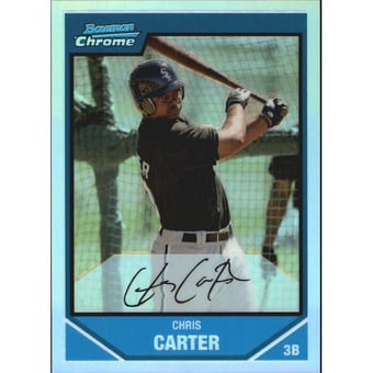 2007 Bowman Chrome Prospects Refractors #BC210 Chris Carter