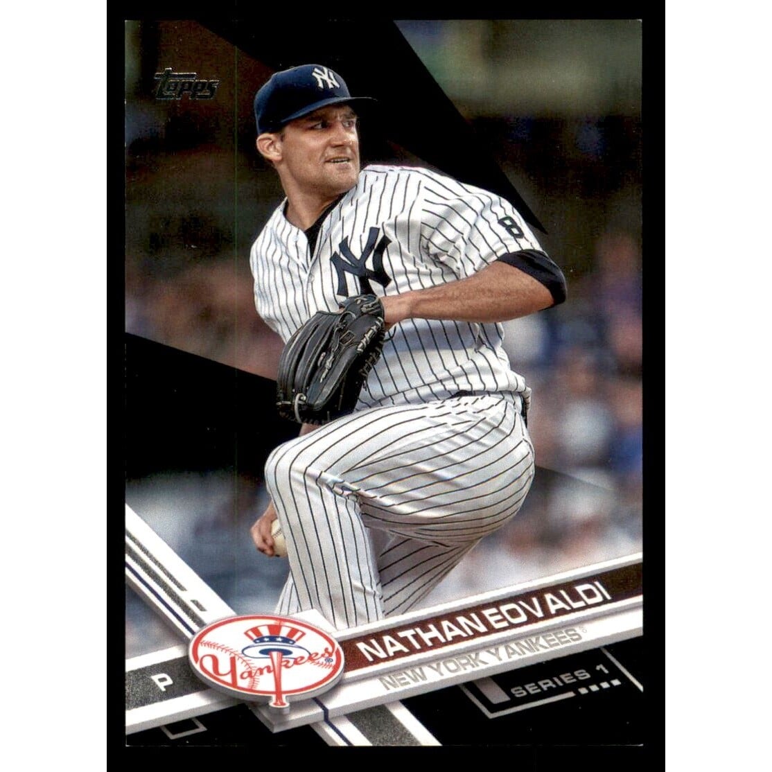 2017 Topps Black #261 Nathan Eovaldi. rookie card picture