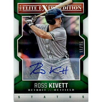 2014 Elite Extra Edition Signature Status Emerald #42 Ross Kivett