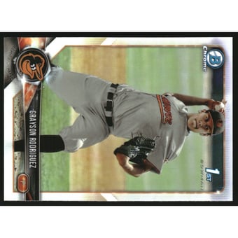 2018 Bowman Chrome Draft Refractors #BDC73 Grayson Rodriguez