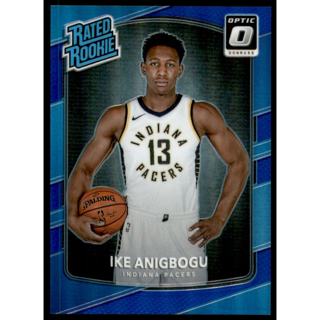 2017-18 Donruss Optic Blue #176 Ike Anigbogu RR. rookie card picture
