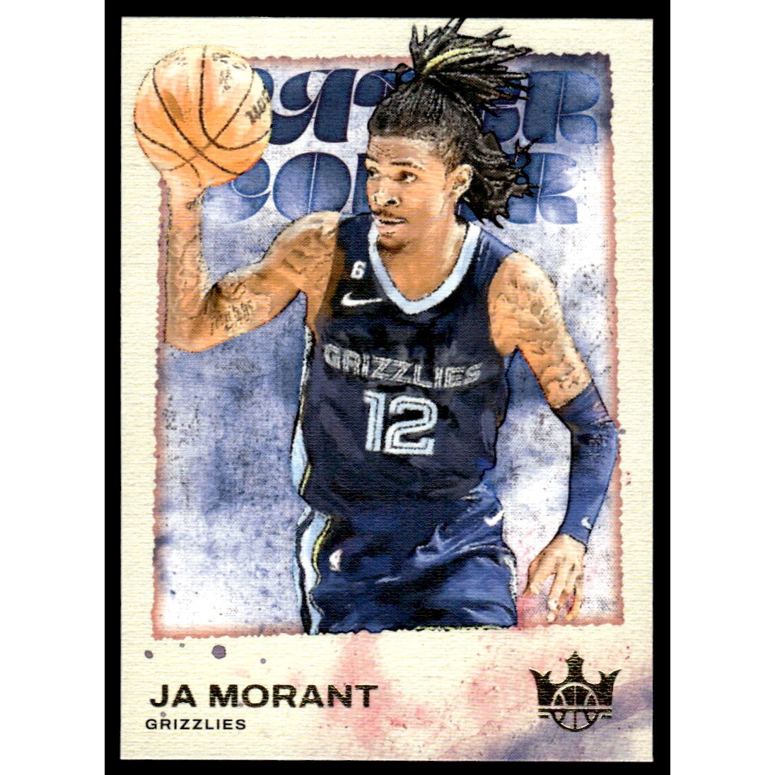 2023-24 Court Kings Water Color #2 Ja Morant 2023-24 Court Kings Water Color #2 Ja Morant