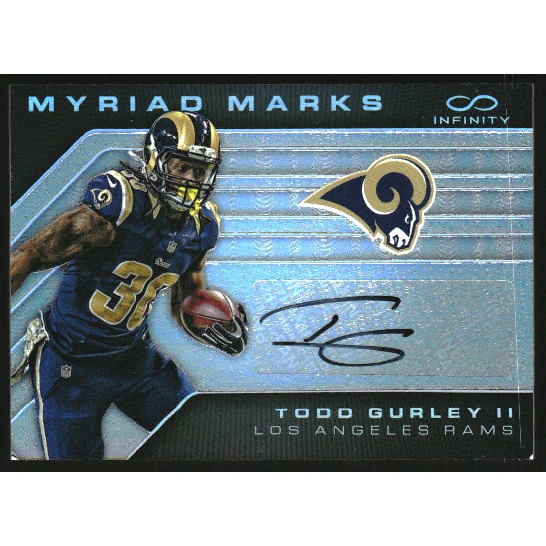 2016 Panini Infinity Myriad Marks #18 Todd Gurley/88. rookie card picture