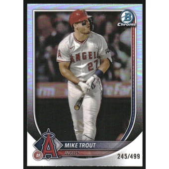 2025 Bowman Chrome Refractors #27 Mike Trout